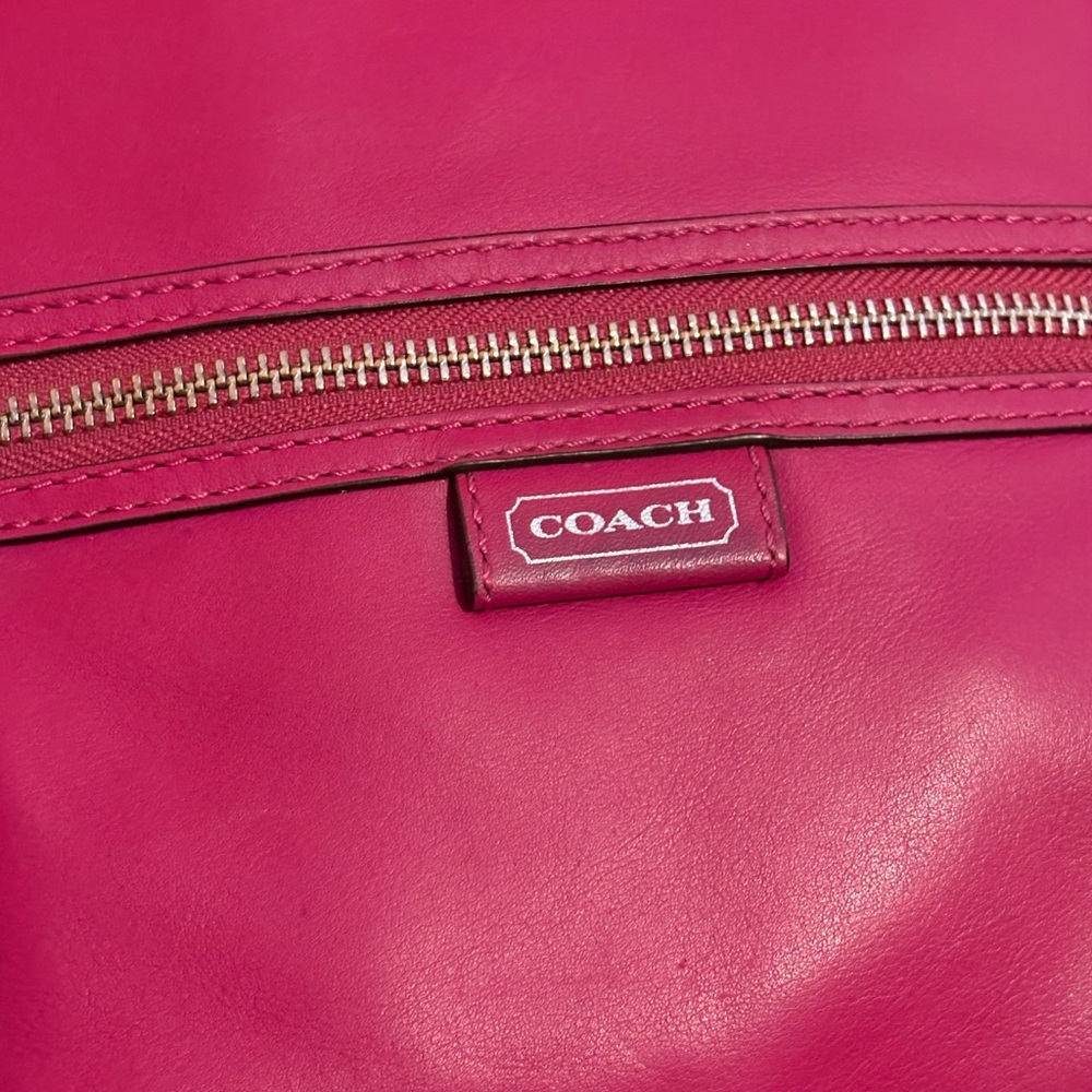 Coach Daisy Mia leather dark pink bag - Picture 10 of 10